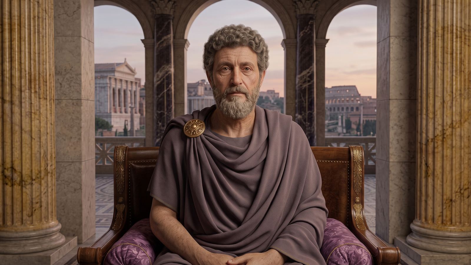 Marcus Aurelius, a Pantheon of History Synth Human