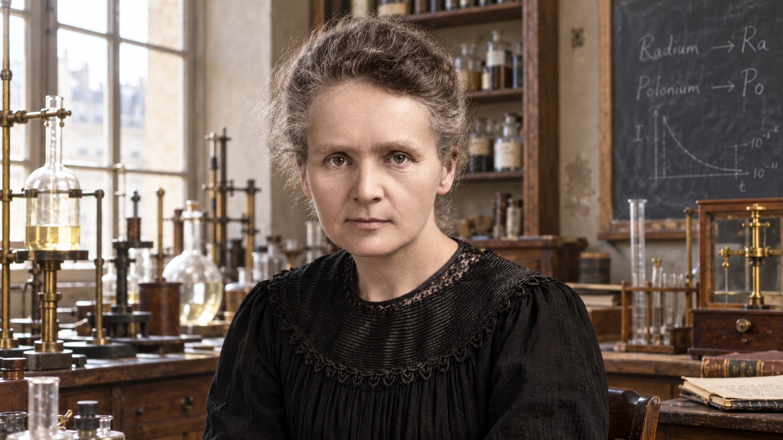 Marie Curie, a Pantheon of History Synth Human