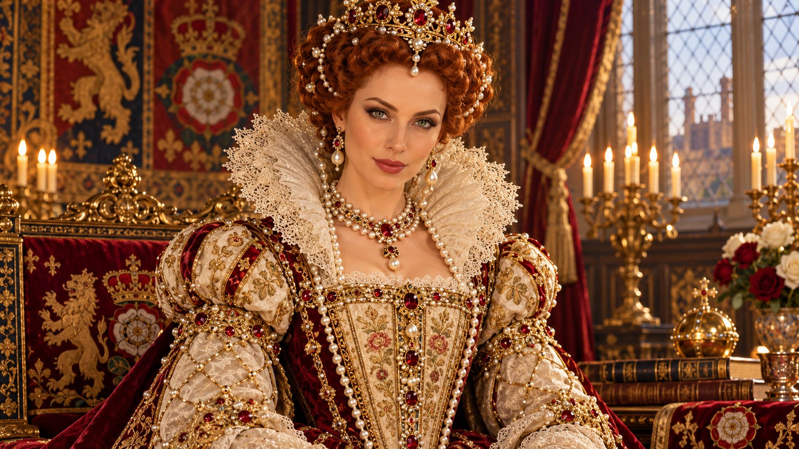 Queen Elizabeth I, a Pantheon of History Synth Human