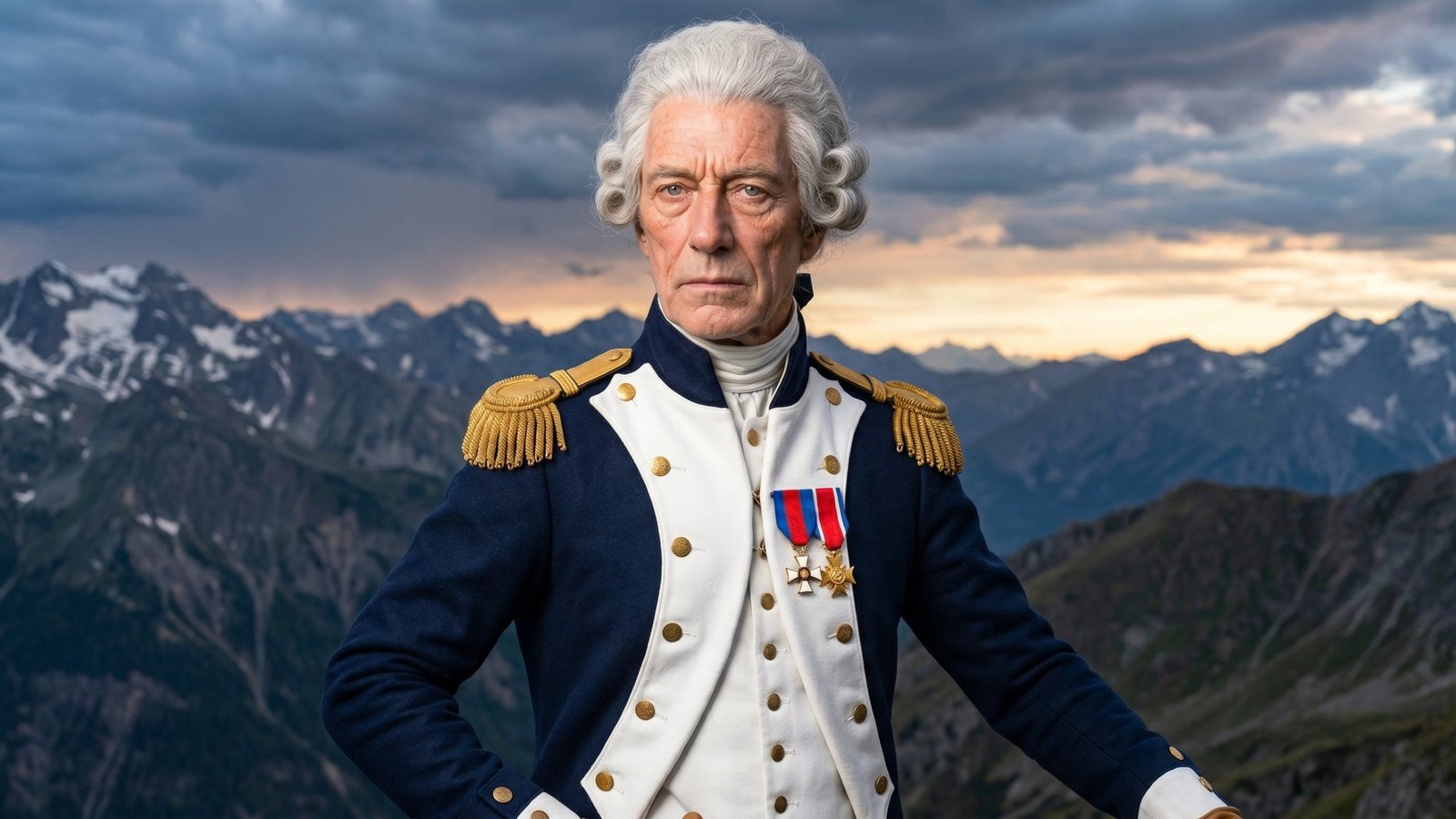 Marquis de Lafayette, a Pantheon of History Synth Human