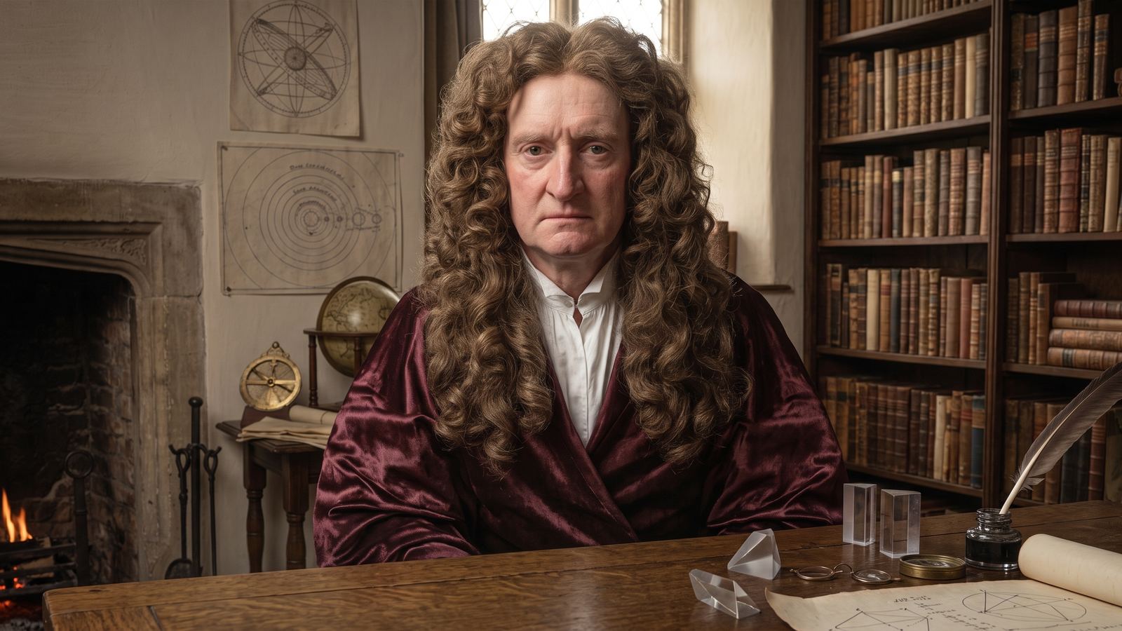 Isaac Newton, a Pantheon of History Synth Human