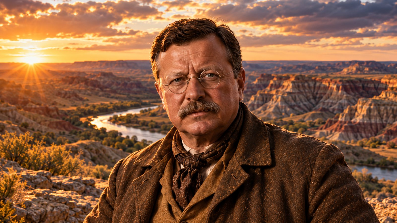 Theodore Roosevelt, a Pantheon of History Synth Human