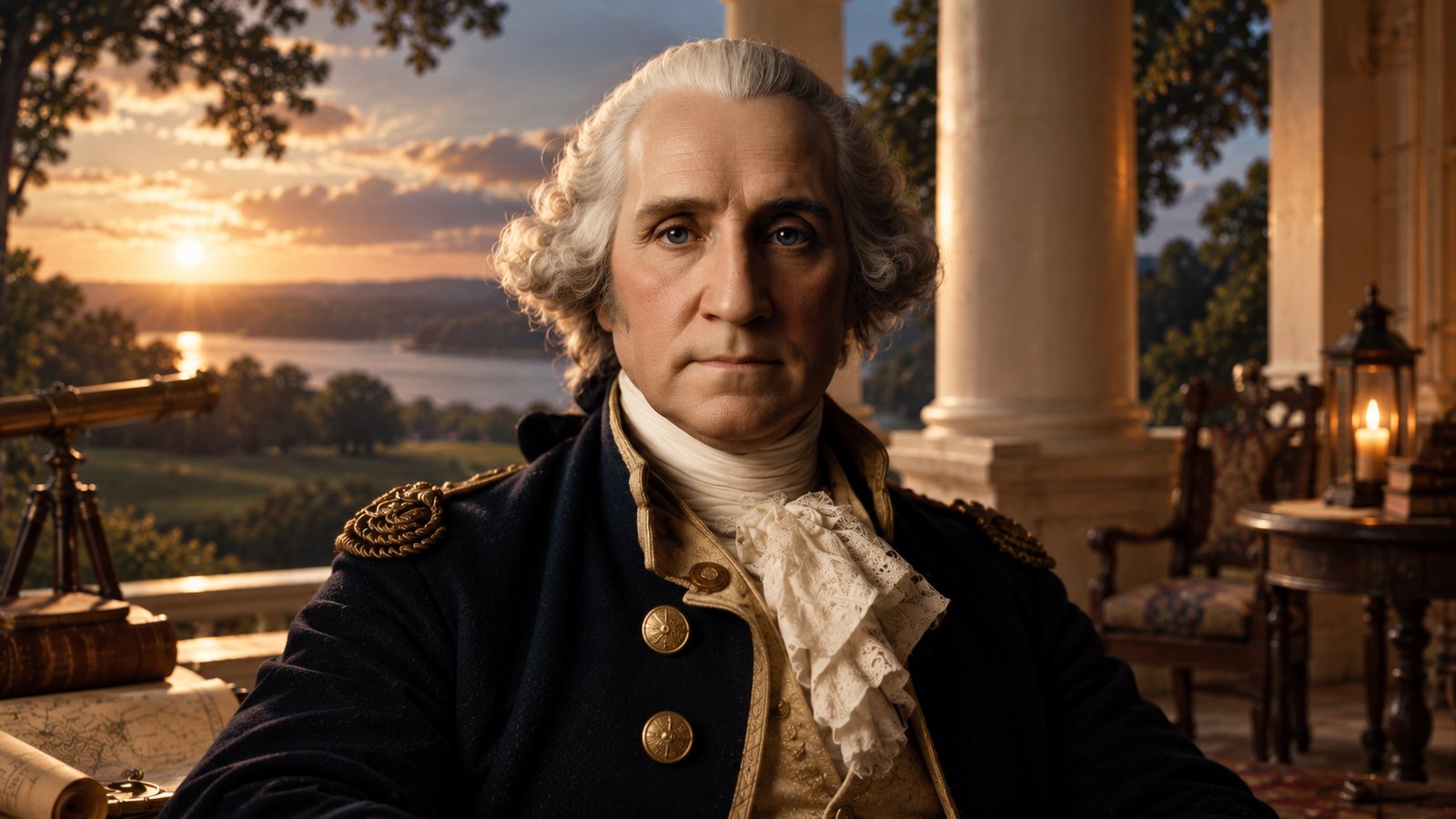 George Washington, a Pantheon of History Synth Human